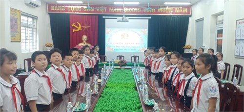 Liên đội tiểu học Kiêu Kỵ tổ chức Đại hội Liên đội nhiệm kì năm học 2022 - 2023. 
